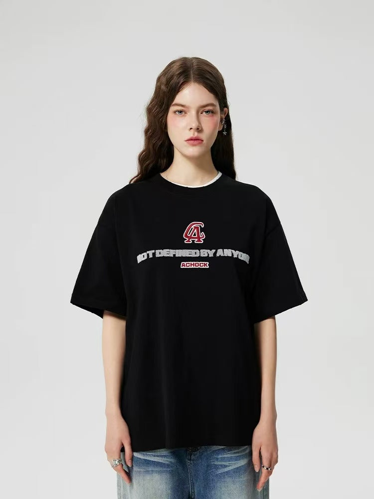 ACHOCK Not Defined Embroidered Tee