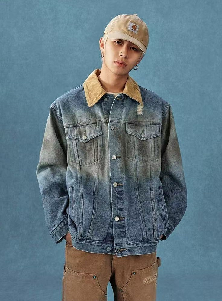 MEDM Retro Dyed denim Jacket