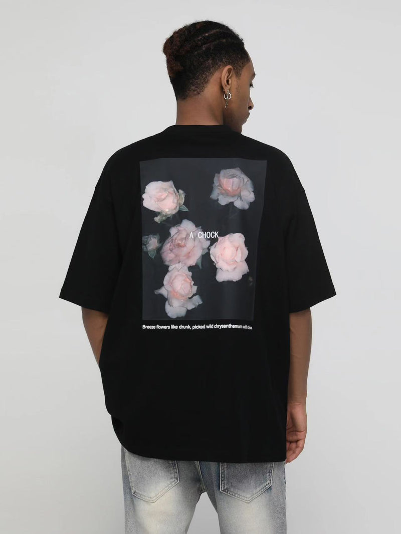 ACHOCK Floral Print T-shirt