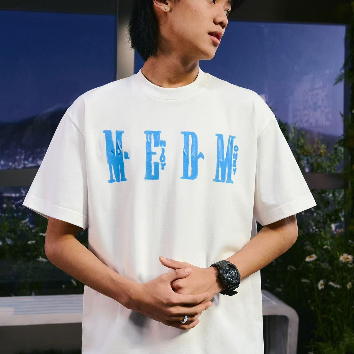 MEDMxNewmasus Joint Aquarium Short-sleeved T-shirt