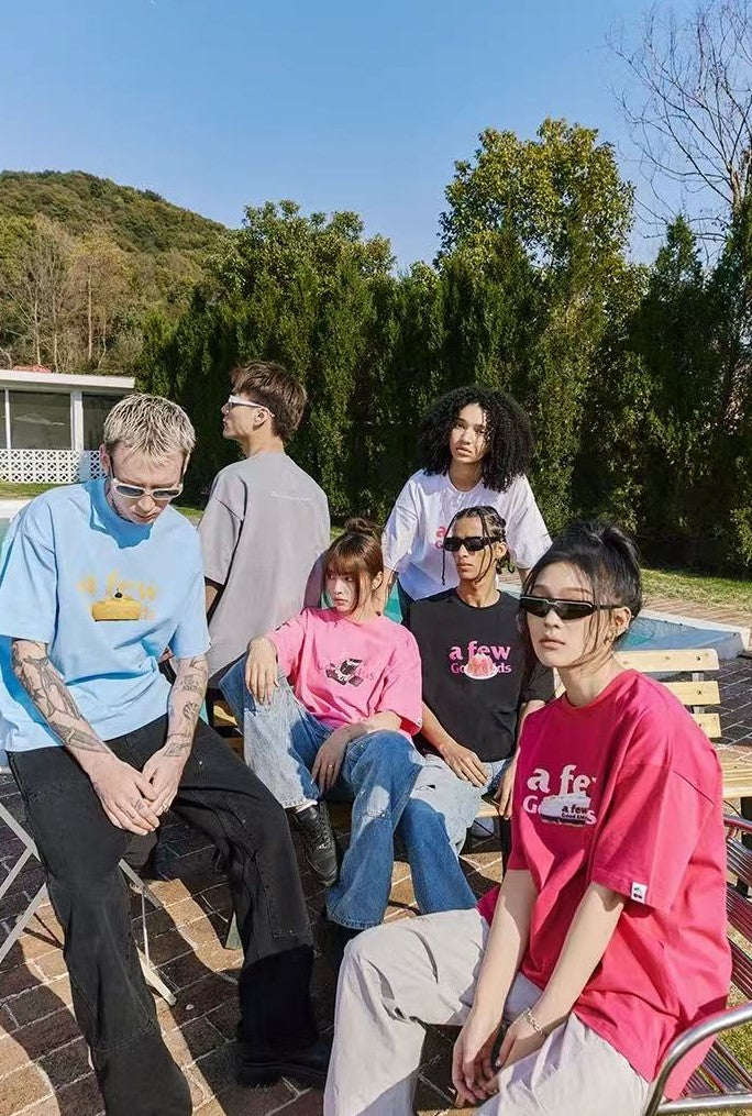 AFGK Dessert Printed short-sleeved T-shirt