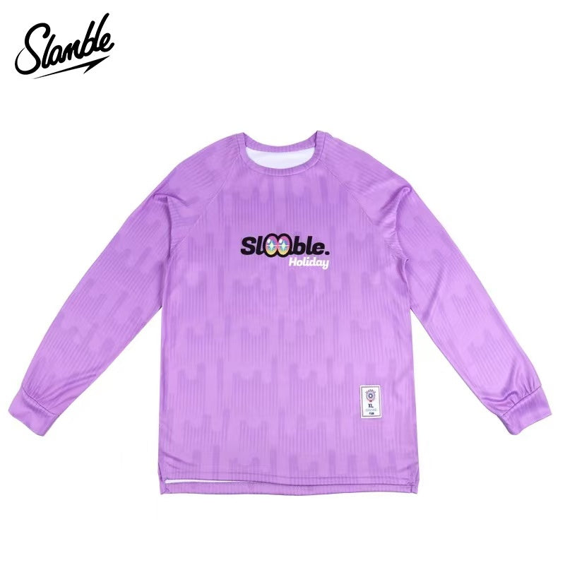 SLAMBLE Fun Printed  Long Sleeve Sports T-Shirt