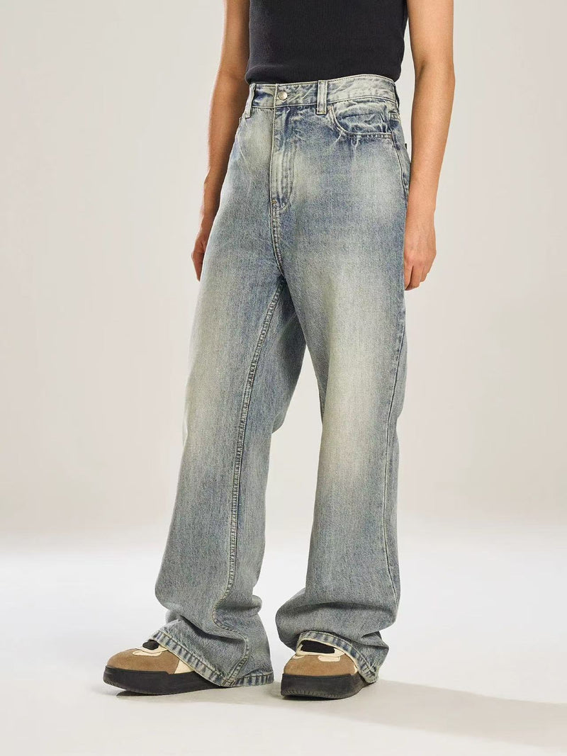 BIPOLAR Mild Light Color Washed Cleanfit Denim Jeans