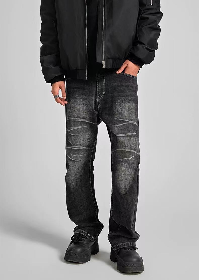 ACHOCK Retro Style Washed Jeans