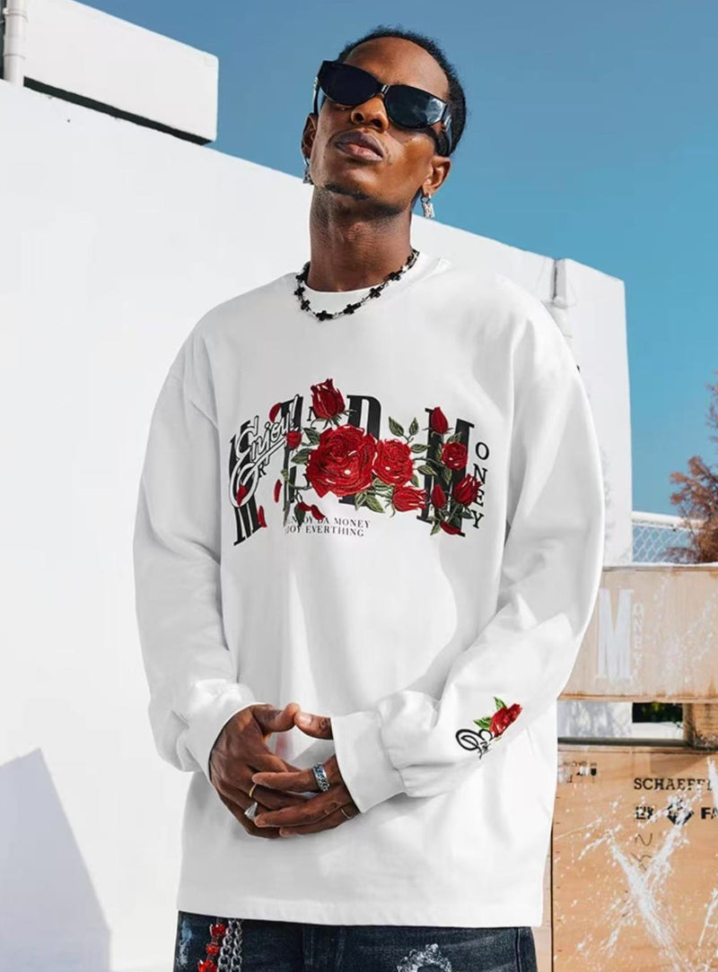 MEDM Floral Series Long-sleeved T-shirt