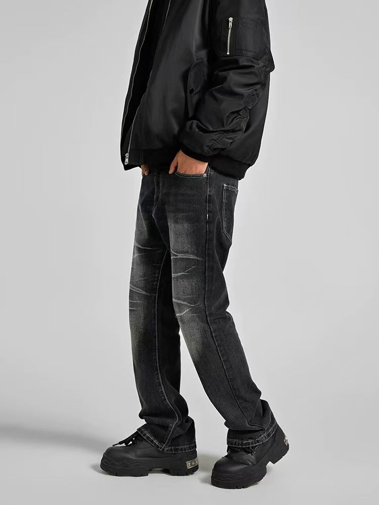 ACHOCK Retro Style Washed Jeans