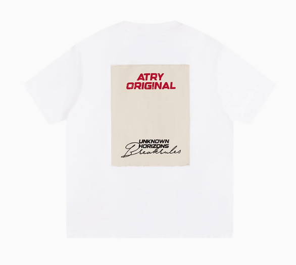 ATRY Unknown Shore Appliqué Printed T-shirt