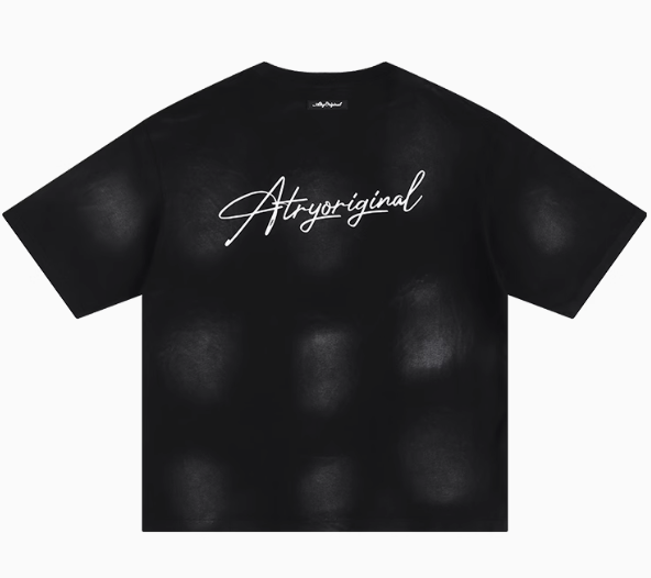 ATRY Distressed Washed LOGO T-shirt