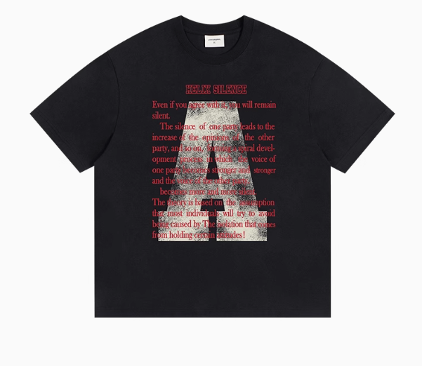 ATRY  "Big A" letter short sleeve T-shirt