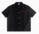 ATRY Frayed Texture Short-sleeved Casual Splicing POLO