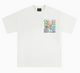 MEDM Coconut Tree Star Embroidered M Logo Summer Short-sleeved T-shirt