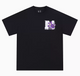 MEDM Mottled Logo Floral Embroidery Short-sleeved T-shirt