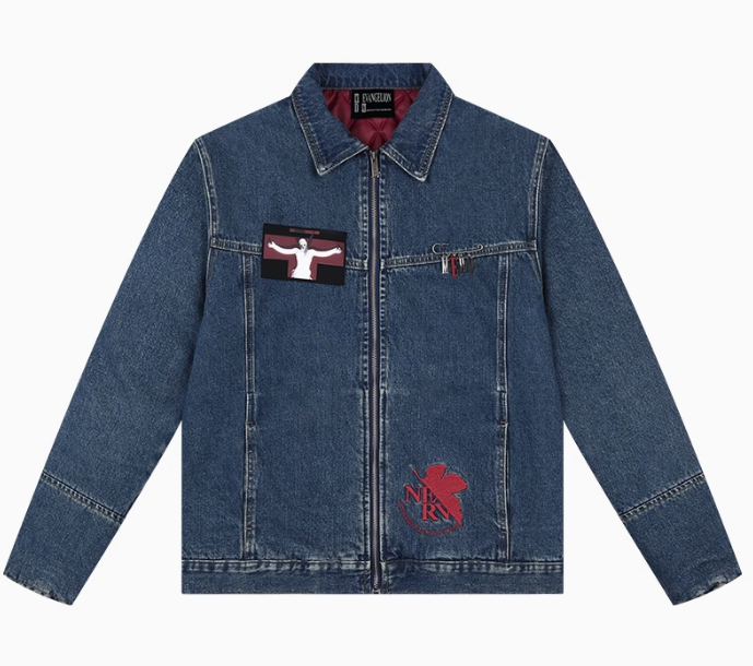MEDMxEVA Lilith Embroidered Denim Jacket