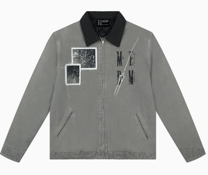 MEDMxEVA Joint Patch Washed Detroit Jacket