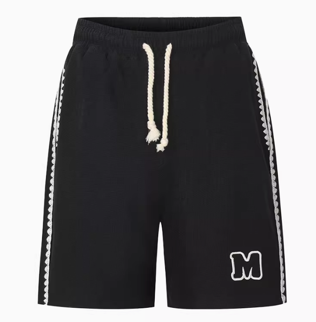 MEDM  Waffle Drawstring Shorts