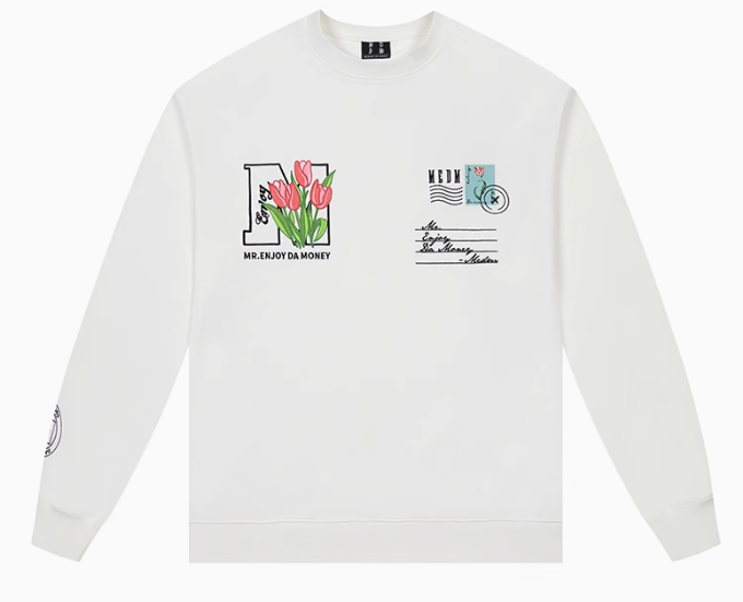 MEDM Postcard Crew Neck Sweatshirt