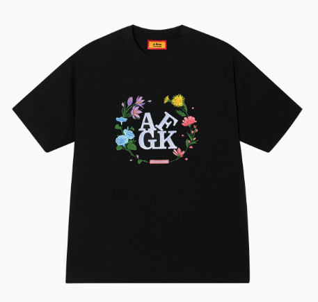 AFGK "Cloris' Garland" Embroidered Floral T-shirt