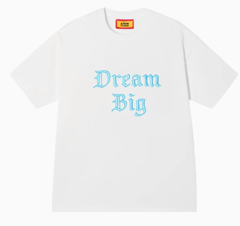 AFGK Big Dreamer Lettering Embroidered T-shirt