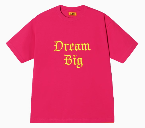 AFGK Big Dreamer Lettering Embroidered T-shirt