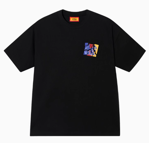 AFGK  Shattered Embroidery Short Sleeve T-Shirt