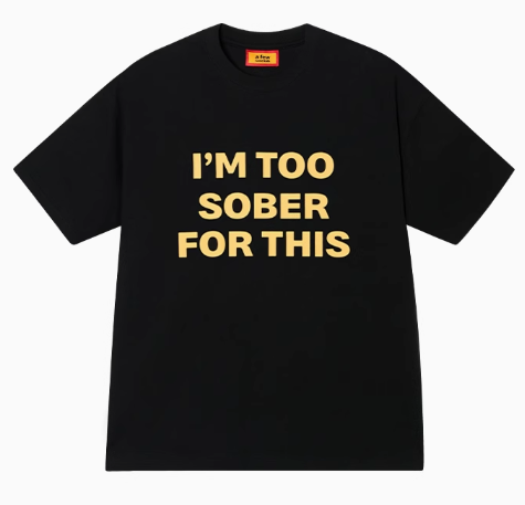 AFGK Slogan Ring LOGO Short-sleeved T-shirt