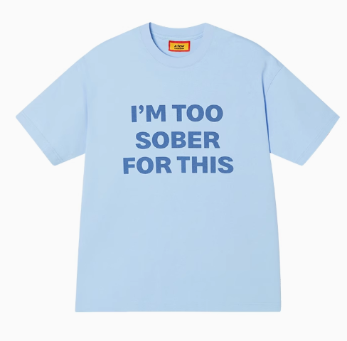 AFGK Slogan Ring LOGO Short-sleeved T-shirt