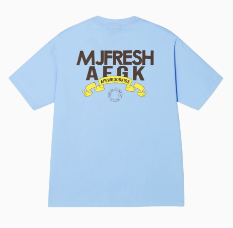 AFGKxMJFRESH Ribbon Printed Short-sleeved T-shirt