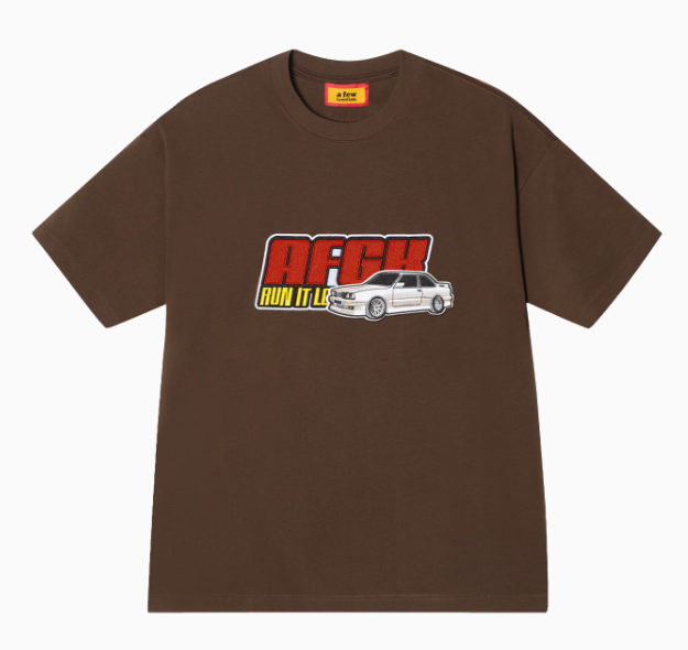 AFGK "JDM" Motorcycle Velcro Embroidered Short-sleeved T-shirt