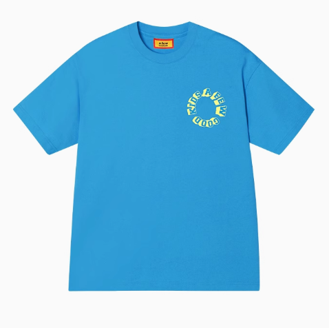 AFGK Slogan Letter Print Short-sleeved T-shirt