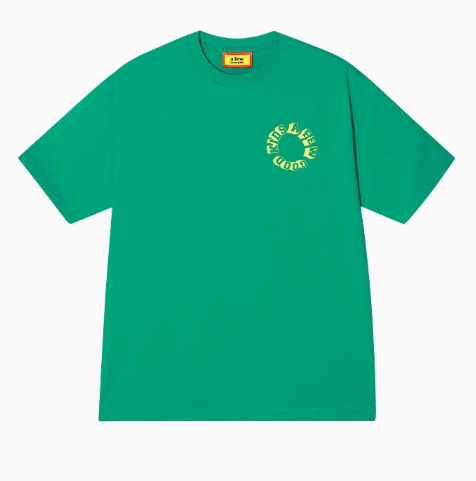 AFGK Slogan Letter Print Short-sleeved T-shirt