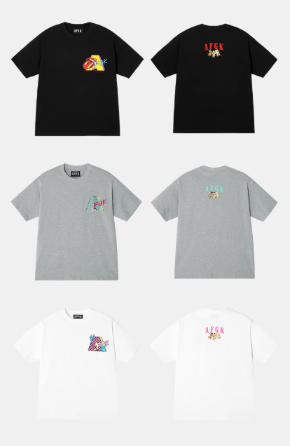 AFGK Parody MTV Embroidered Short sleeves T-shirt