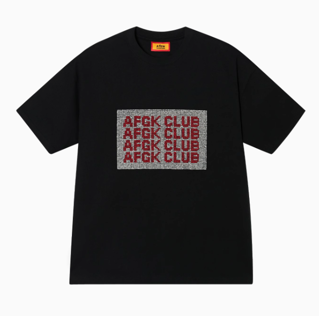 AFGK "GoodKids" Hot Diamond Printed Short-sleeved T-shirt