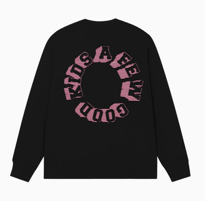AFGK "Running Puppy" Long-sleeved T-shirt