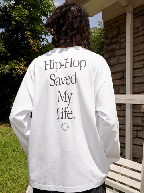 AFGK HIP-HOP SAVED MY LIFE Long-sleeved T-shirt