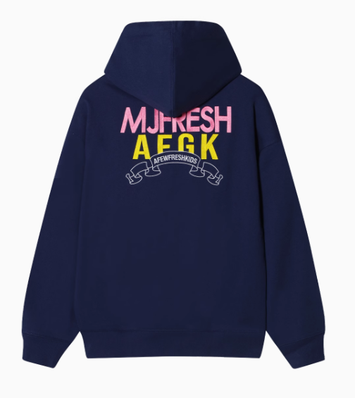 AFGKxMJFRESH Basic Embroidered Hoodie