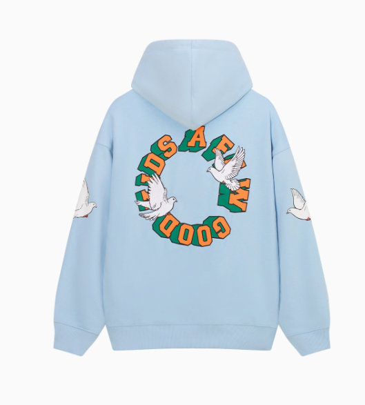 AFGK Peace Dove Embroidered hoodie