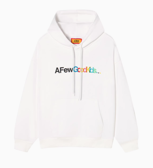 AFGK Gradient Embroidered Overlay Hoodie