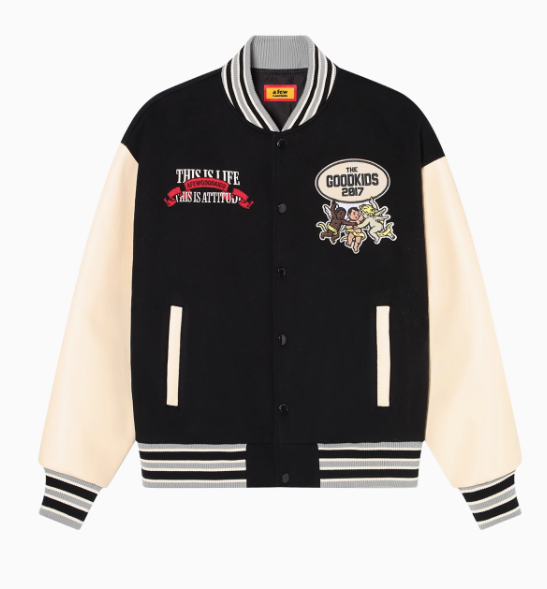 AFGK Angel Embroidered Baseball Jersey