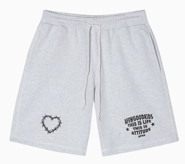 AFGK Hip Hop Terry Casual Shorts