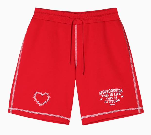 AFGK Hip Hop Terry Casual Shorts