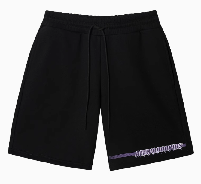 AFGK Embroidered Gradient Casual Sports Shorts