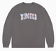 BIPOLAR Colorful Bow Plaid Patch Long-sleeved T-shirt