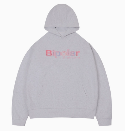BIPOLAR Colorful Plaid Patch Logo Hoodie