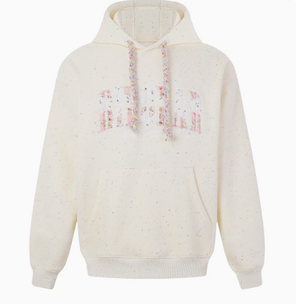 BIPOLAR Patch Colored Dot Hoodie