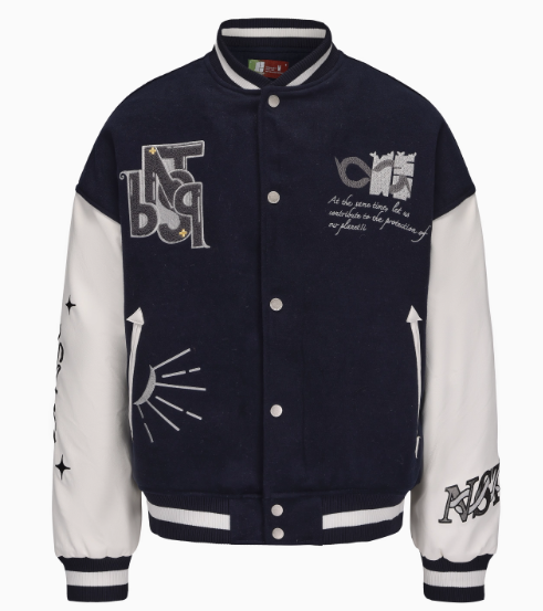 BIPOLARxNSTNEW Embroidered Baseball Jersey