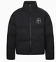 BIPOLAR Four-pointed Star Black Starry Sky Cotton Jacket