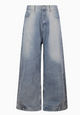 BIPOLAR Mirrored Wide-leg Jeans