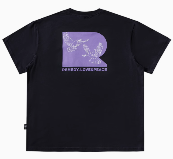 REMEDY Love and Peace Dove Short-sleeve T-shirt