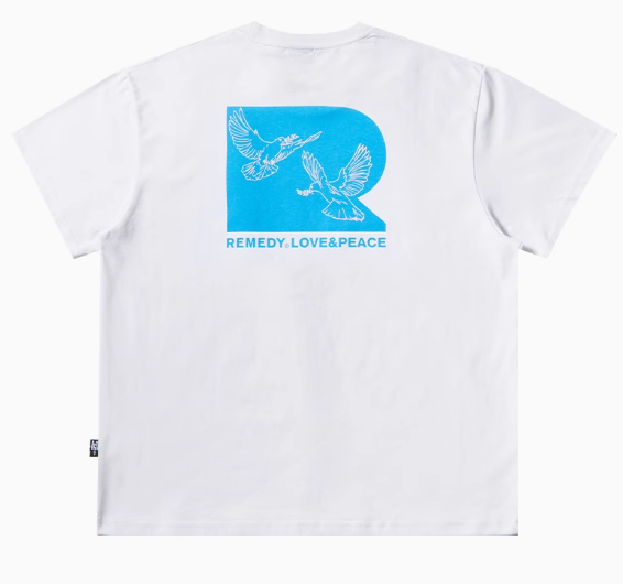 REMEDY Love and Peace Dove Short-sleeve T-shirt