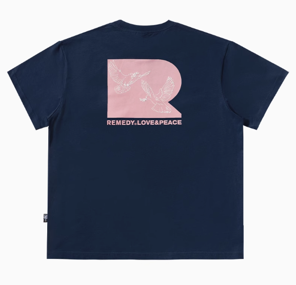 REMEDY Love and Peace Dove Short-sleeve T-shirt